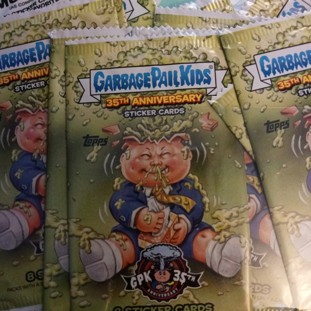 Garbage Pail Kids Sticker cards LOT of 4
